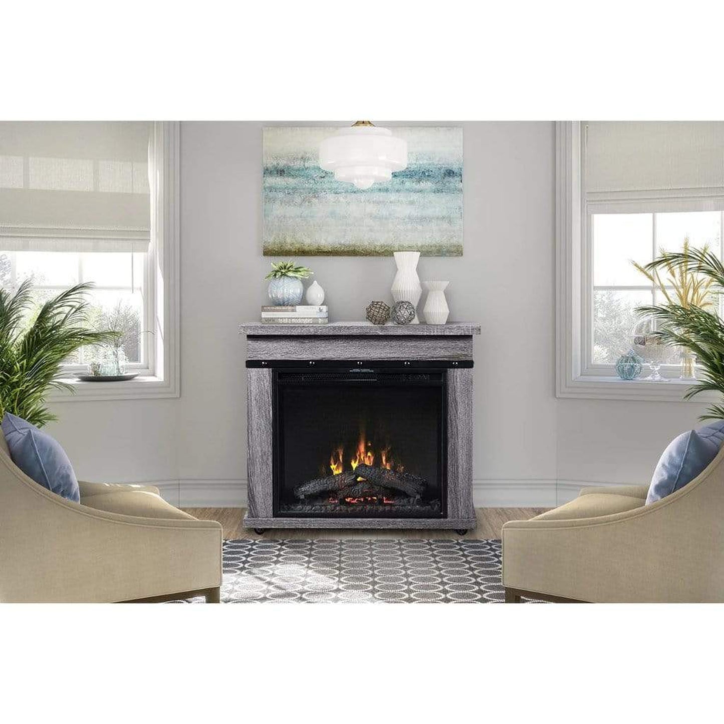 Dimplex Morgan 32" Mantel with 23" Electric Firebox