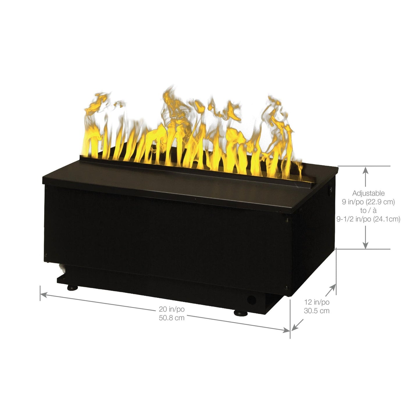 Dimplex Two Optimyst Cassette 20" Built-in Water Vapor Fireplace for Signature TruView Series