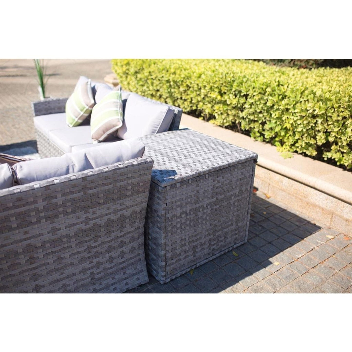 Direct Wicker Patio Garden Casual Wicker Dining Sofa Set