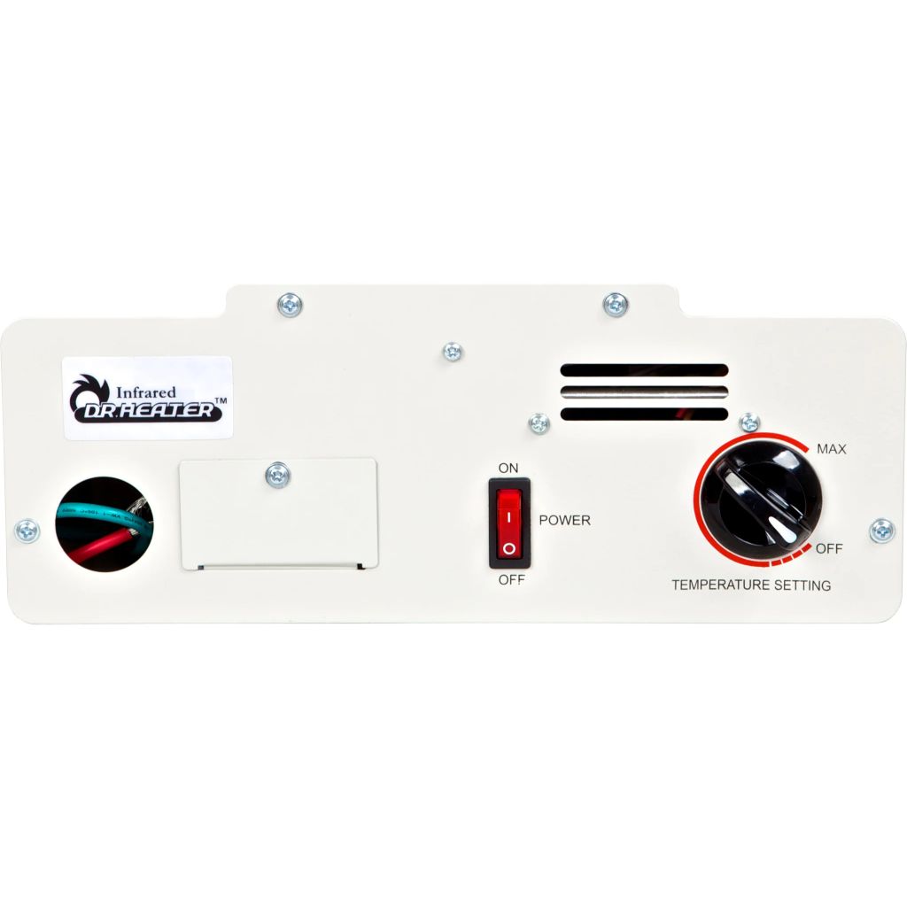 Dr. Infrared Heater 21" Wall Ceiling Mounted Garage Heater with Cart and Adjustable Thermostat