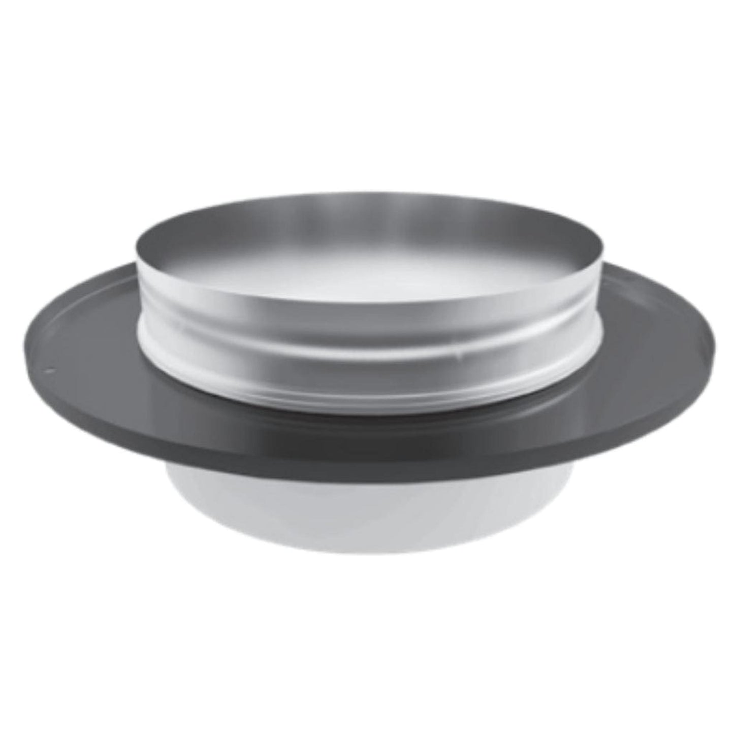 DuraVent DVL/DuraBlack 7" Stainless Steel Chimney Adapter With Trim
