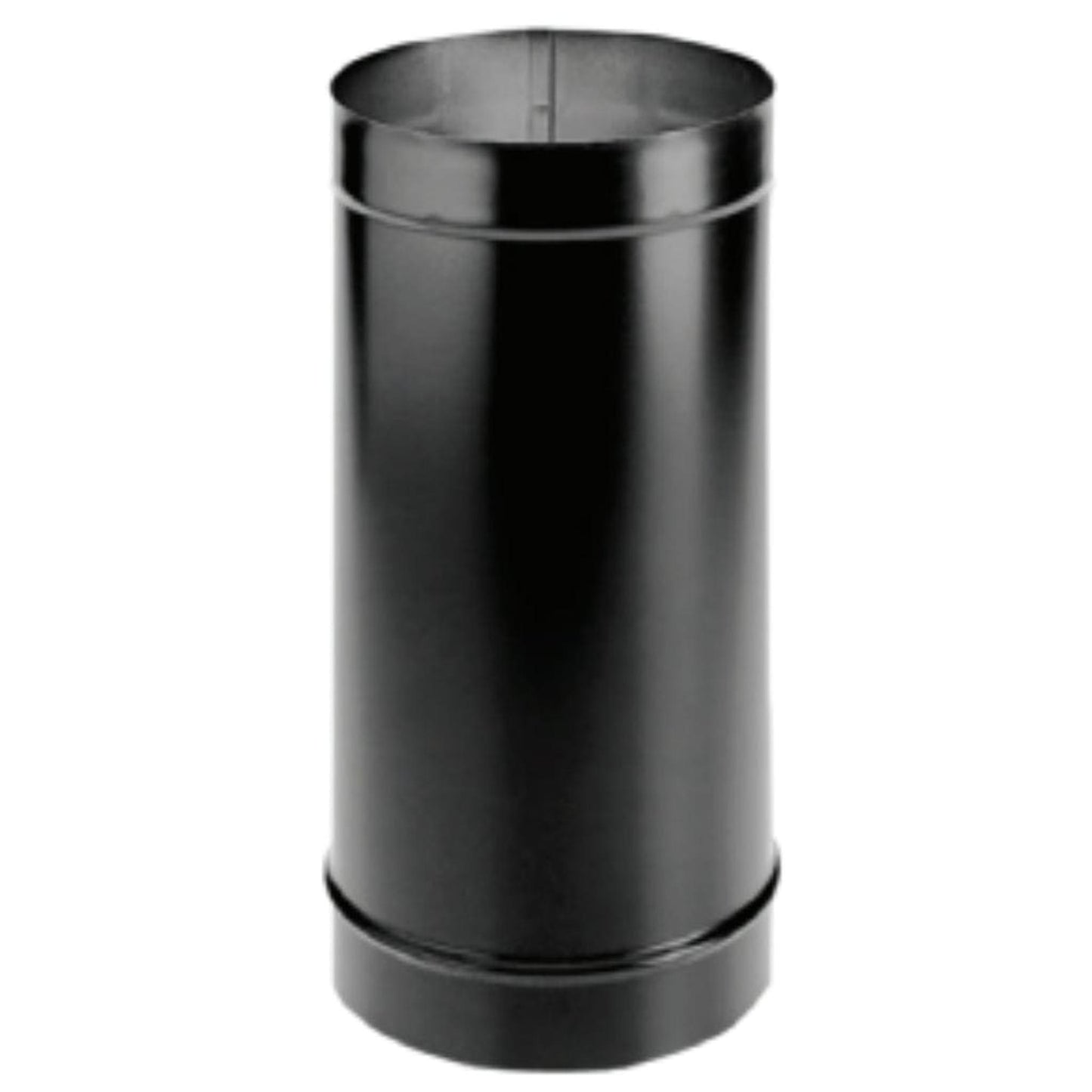 DuraVent DuraBlack 7" x 12" Black Single-Wall Pipe