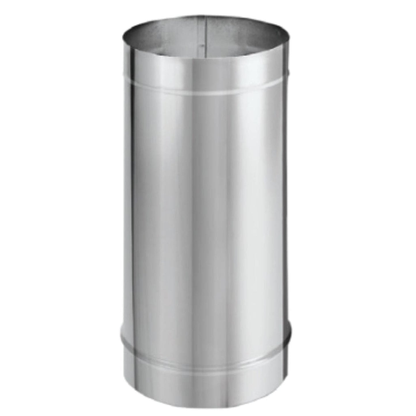 DuraVent DuraBlack 8" x 24" Stainless Steel Single-Wall Pipe