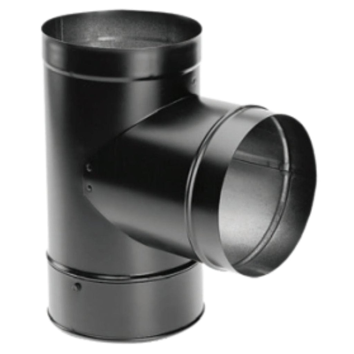 DuraVent DuraBlack 6" Tee With Clean-Out Cap