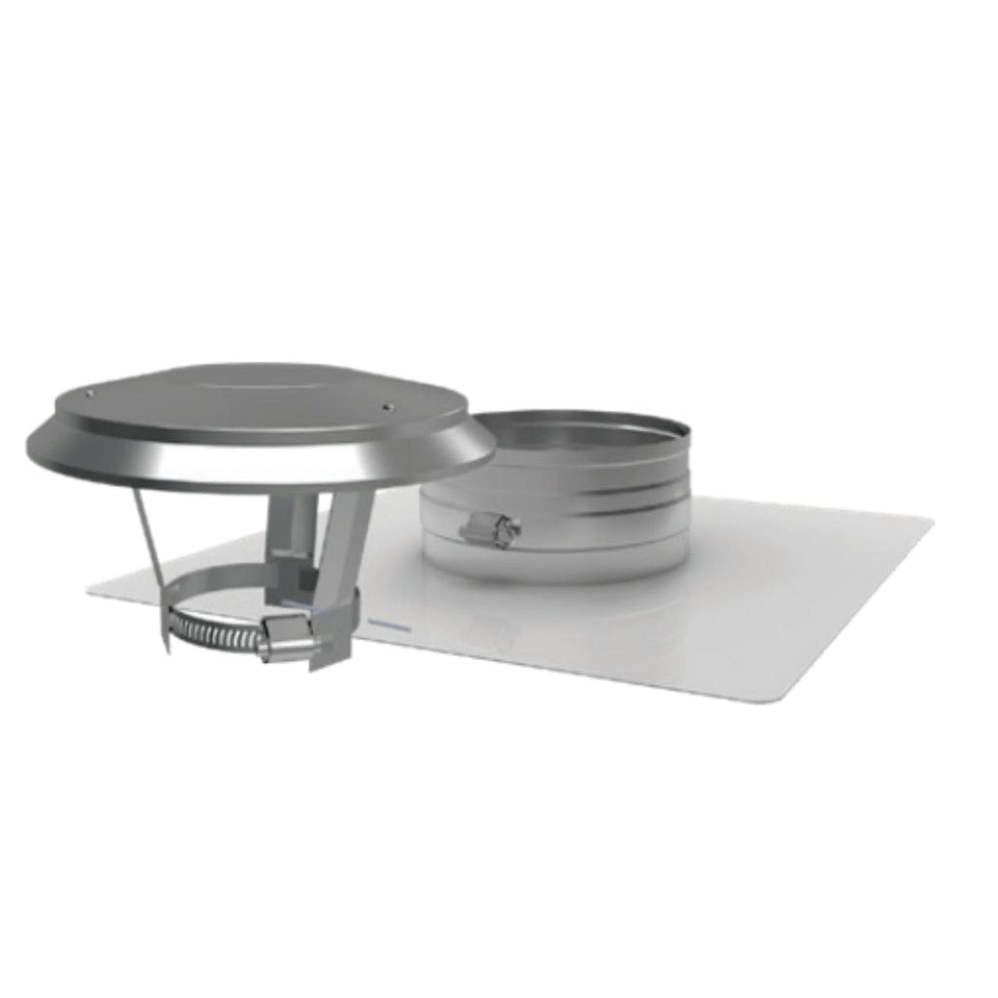 DuraVent DuraFlex 4" Stainless Steel Vertical Cap Kit