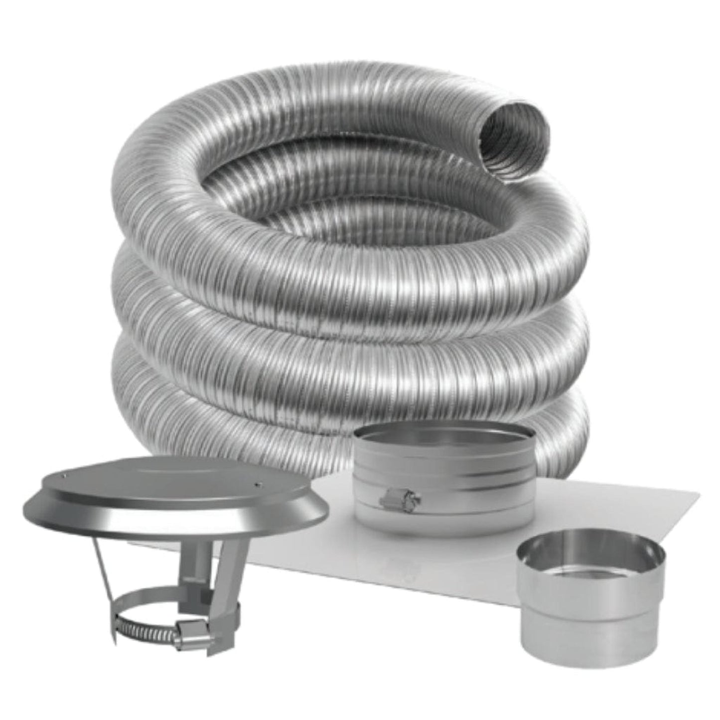 DuraVent DuraFlex Pro 4" x 30' Stainless Steel Basic Kit