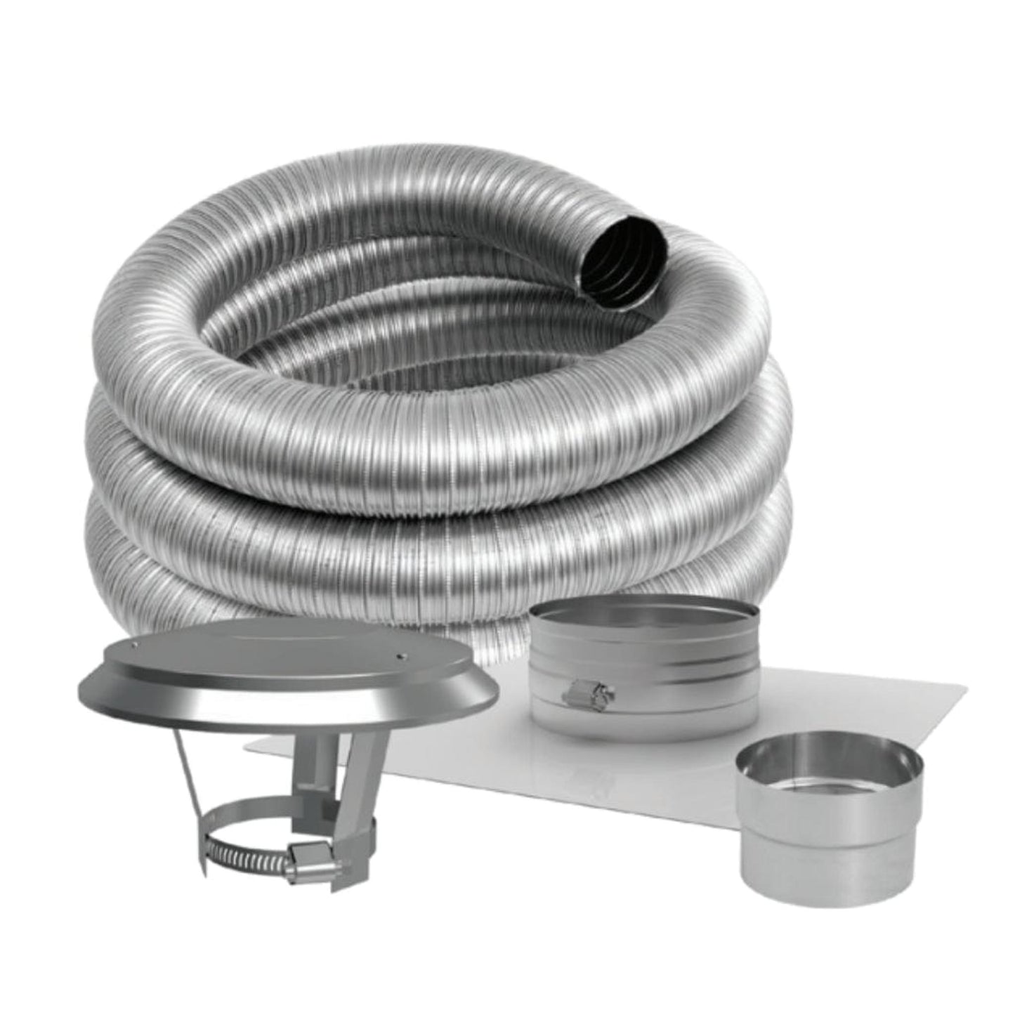 DuraVent DuraFlex SW 4" x 20' Stainless Steel Basic Kit