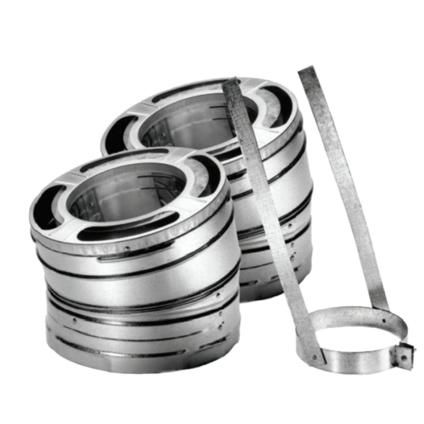 DuraVent DuraPlus 7" 15-Degree Galvalume Elbow Kit