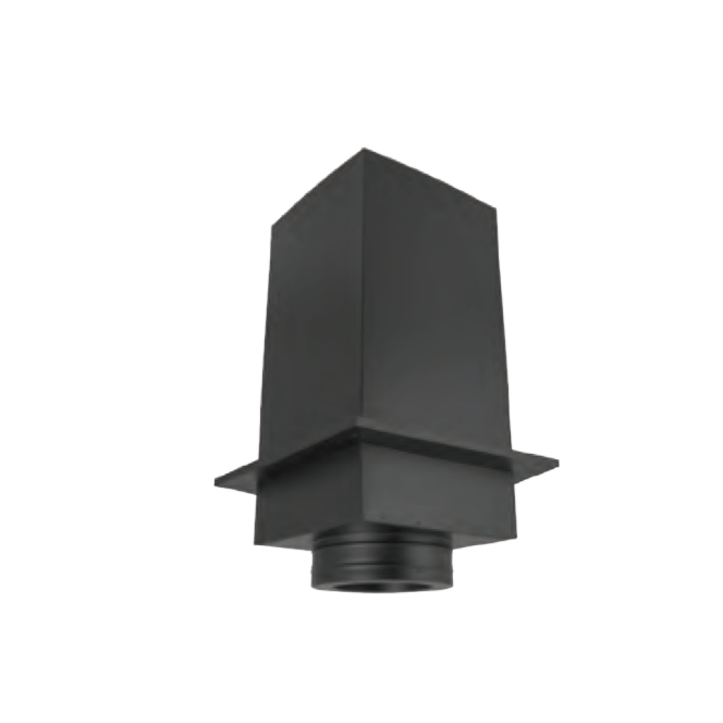 DuraVent DuraTech 5" x 24" Black Square Ceiling Support Box