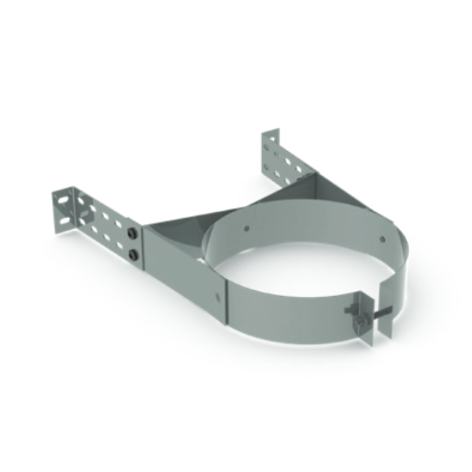 DuraVent DuraTech 7" Diameter Galvanized Steel Adjustable Wall Strap