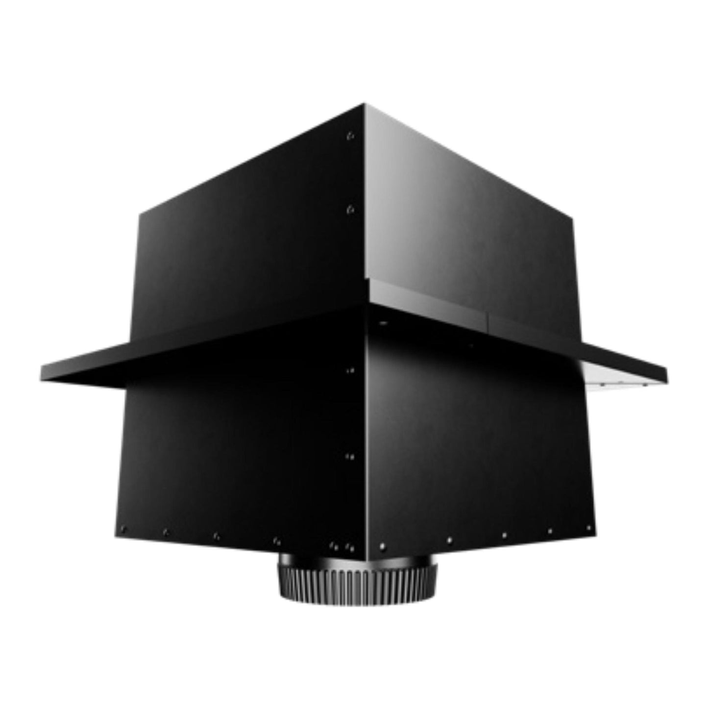 DuraVent DuraTech 7" x 11" Black Square Ceiling Support Box