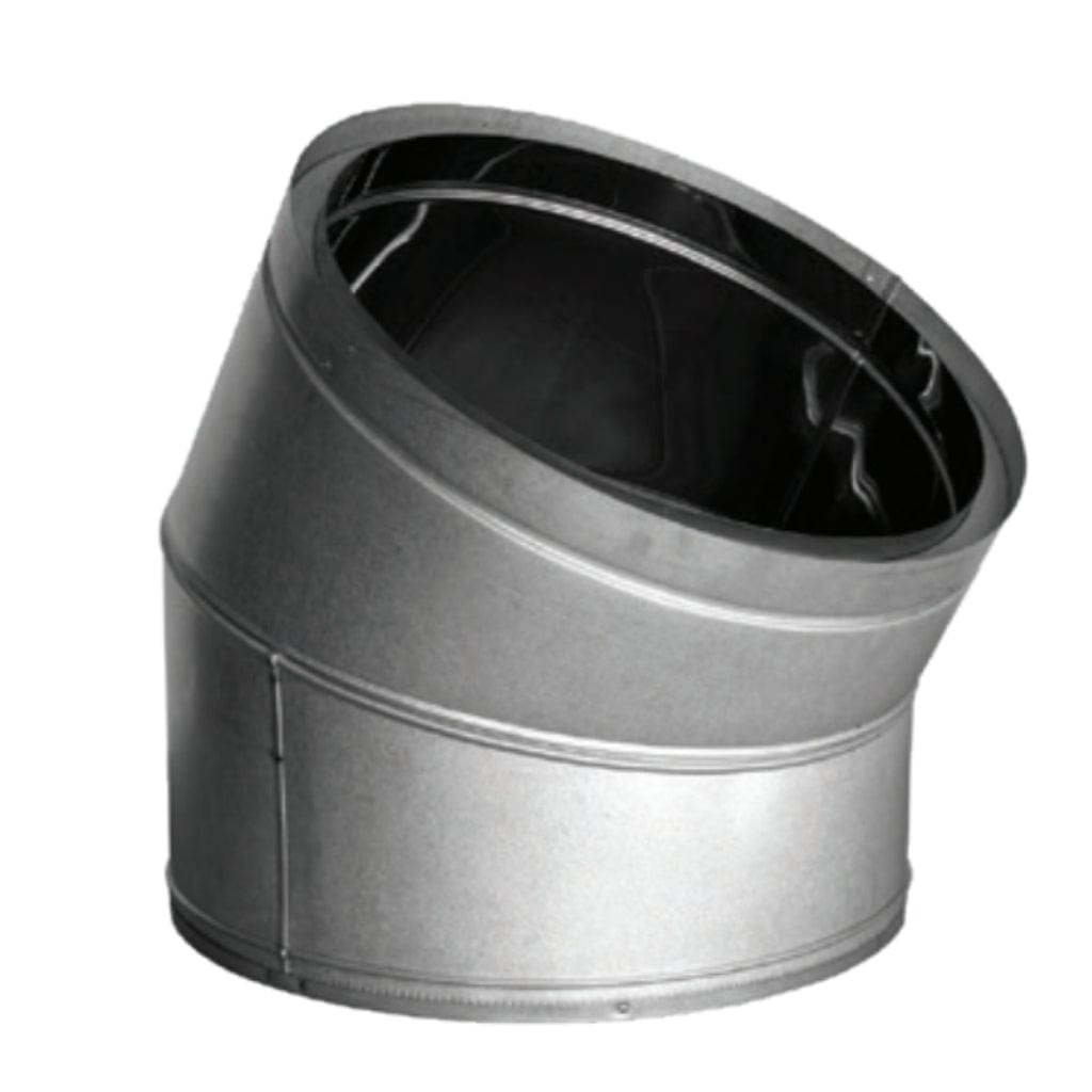 DuraVent DuraTech LDC 18" 30 Degree Stainless Steel Elbow