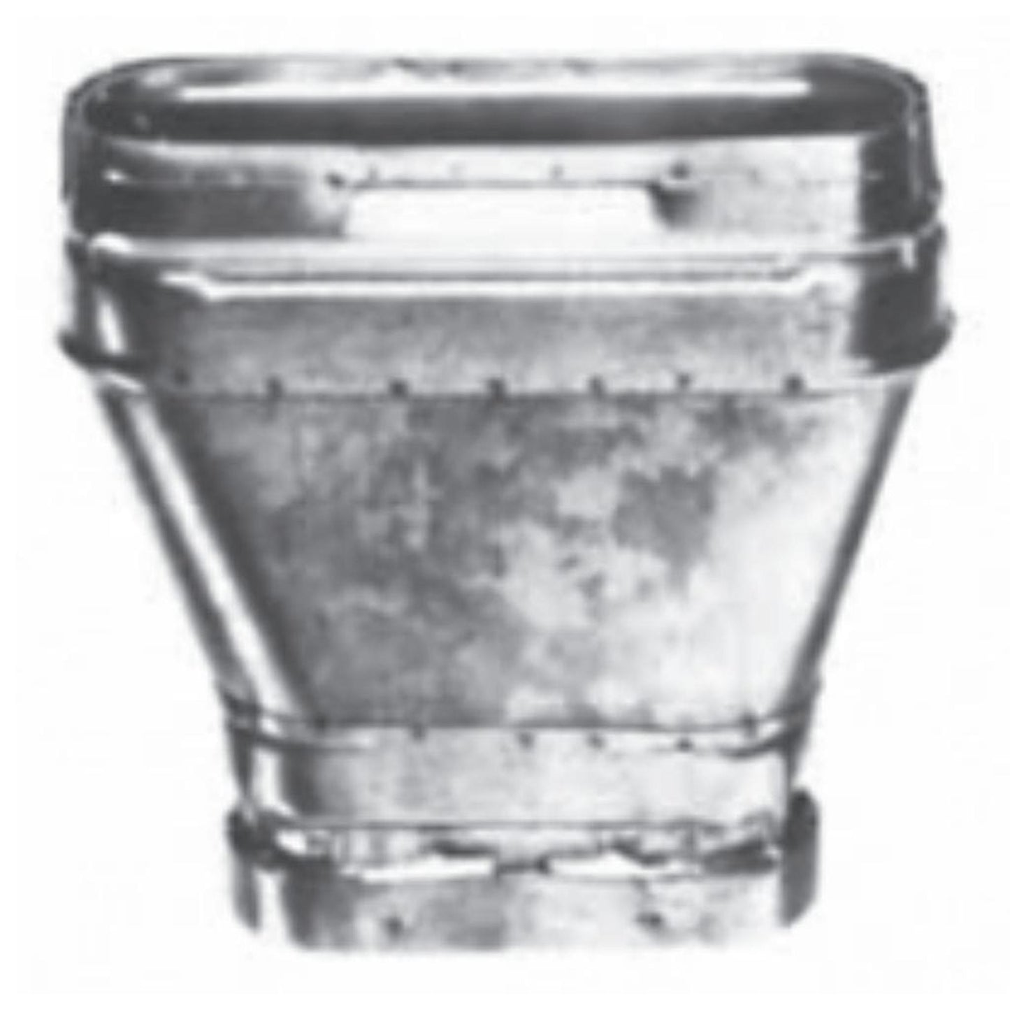 DuraVent Oval Type B Gas Vent Model BV 4" to 5" Increaser