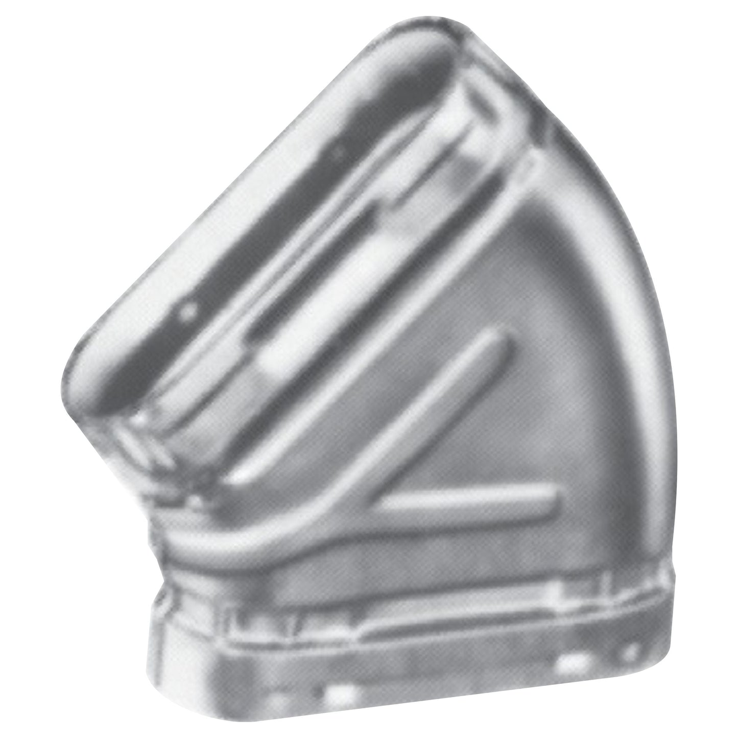 DuraVent Oval Type B Gas Vent Model BV 4" 45-Degree Flat Elbow