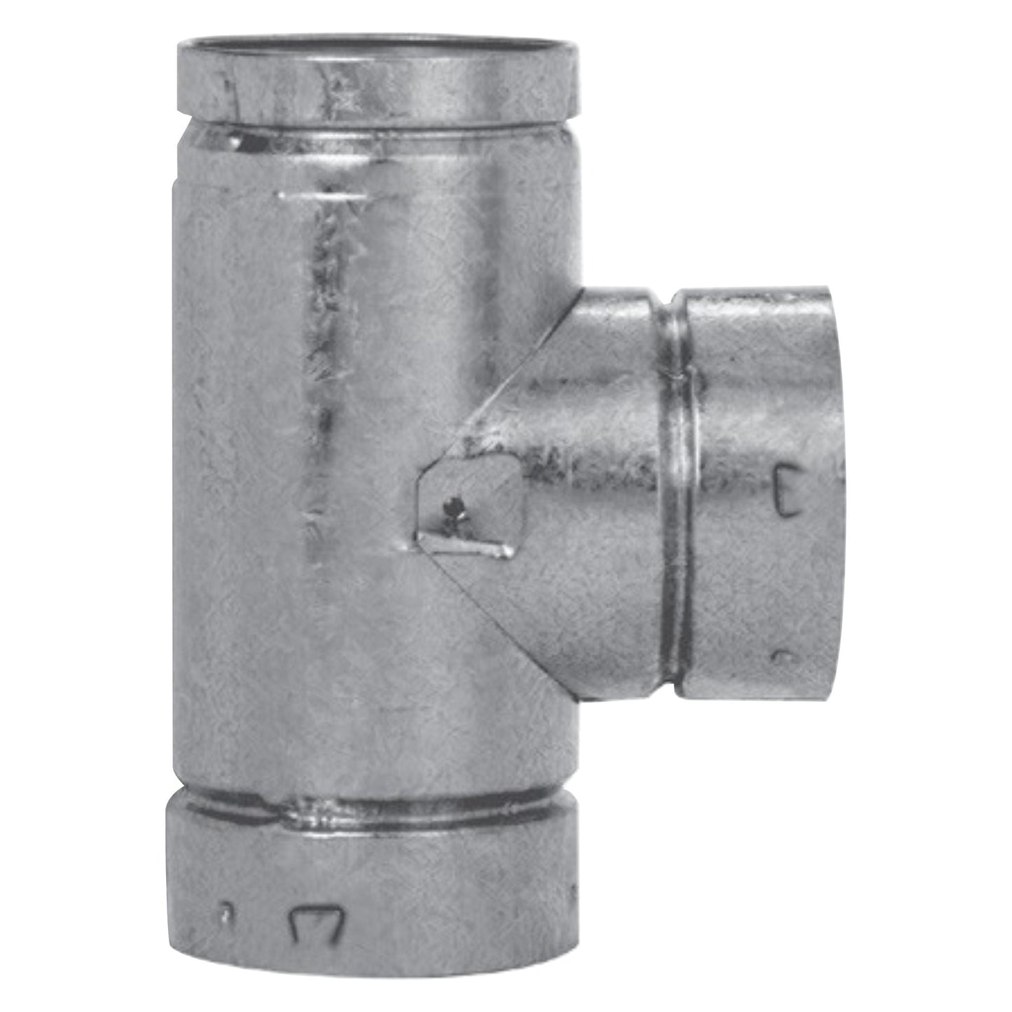 DuraVent Round Type B Gas Vent Model BV 4" Standard Tee