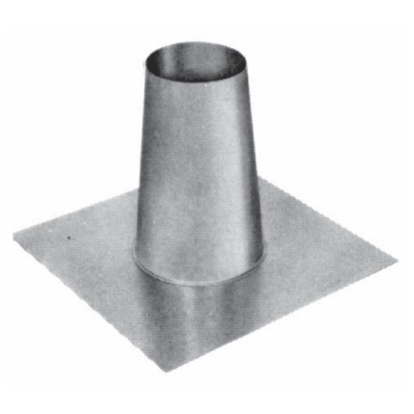 DuraVent Round Type B Gas Vent Model BV 4" Tall Cone Flat Flashing