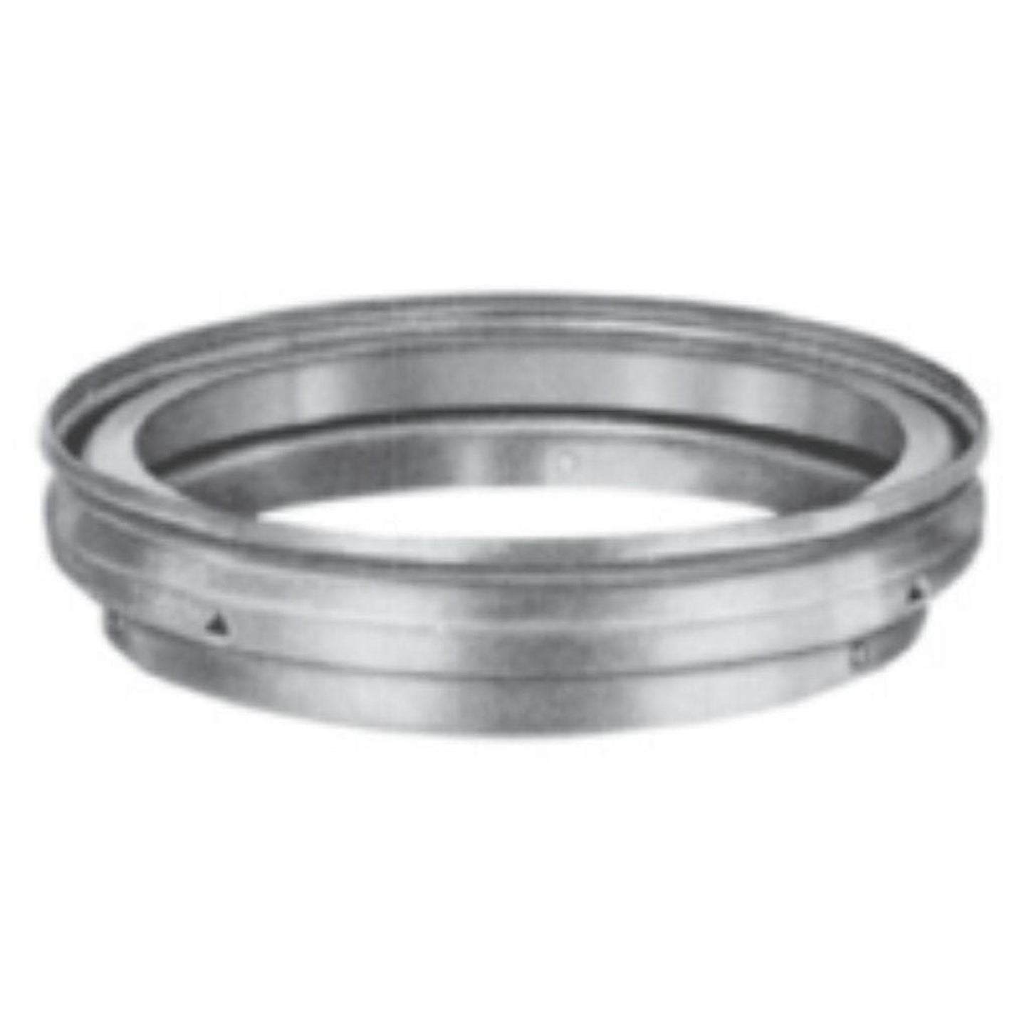 DuraVent Round Type B Gas Vent Model BV 4" x 5" Low Profile Double Wall Increaser