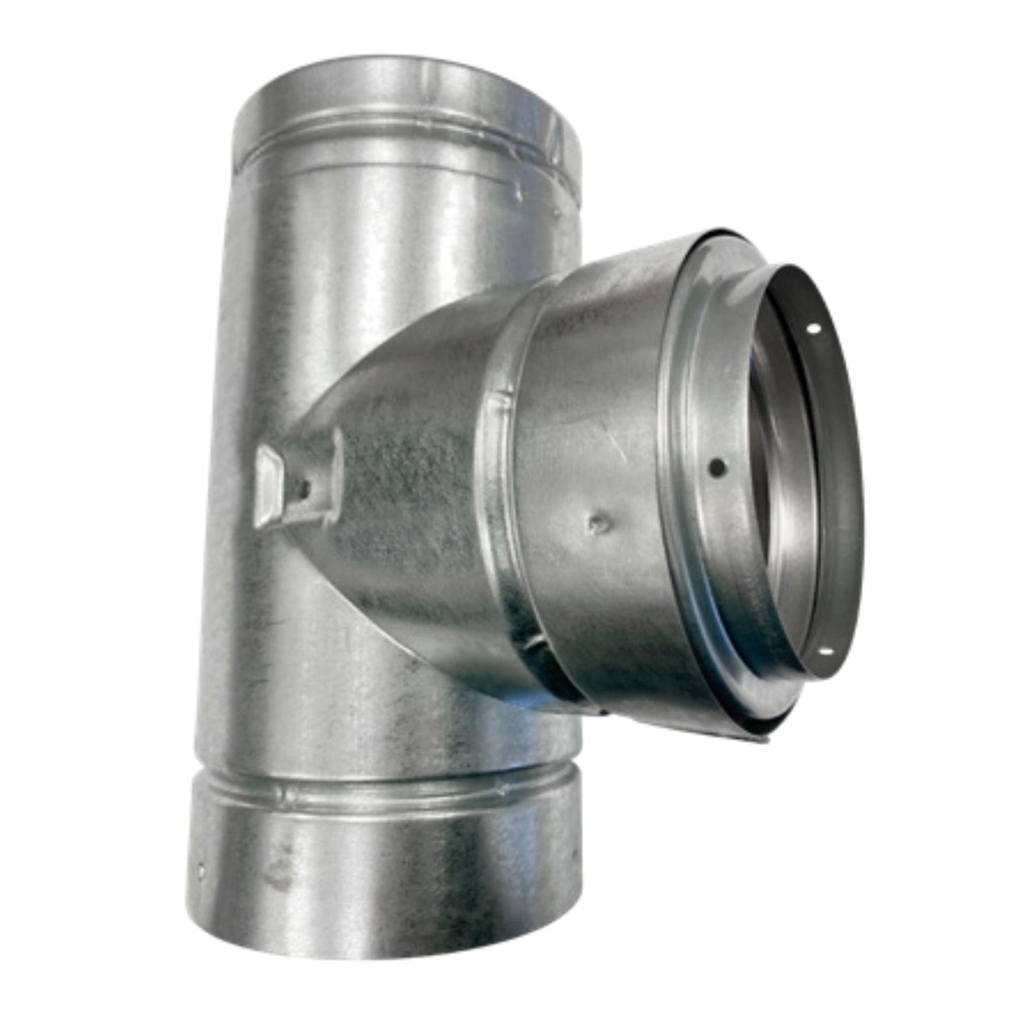 DuraVent Round Type B Gas Vent Model BV 5" to 4" Reduction Tee