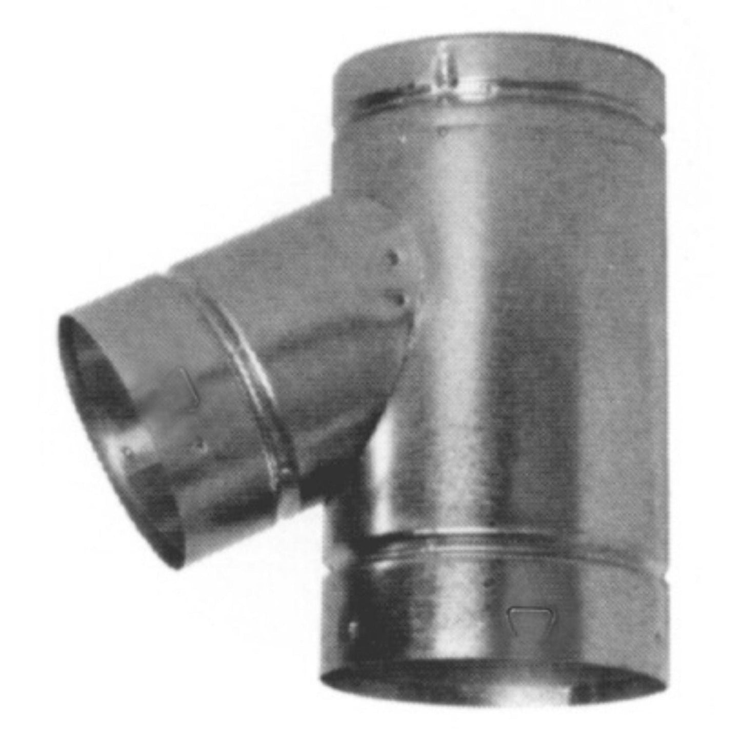 DuraVent Round Type B Gas Vent Model BV 5" x 3" x 4" Fixed Wye
