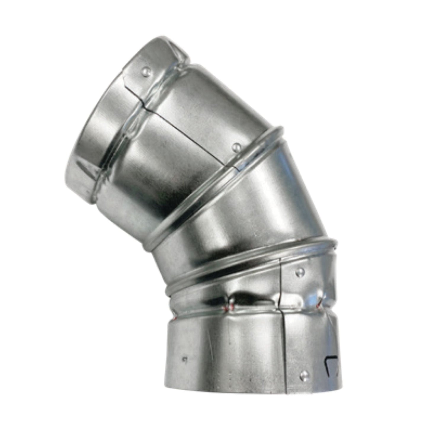 DuraVent Round Type B Gas Vent Model BV 8" 45-Degree Adjustable Elbow