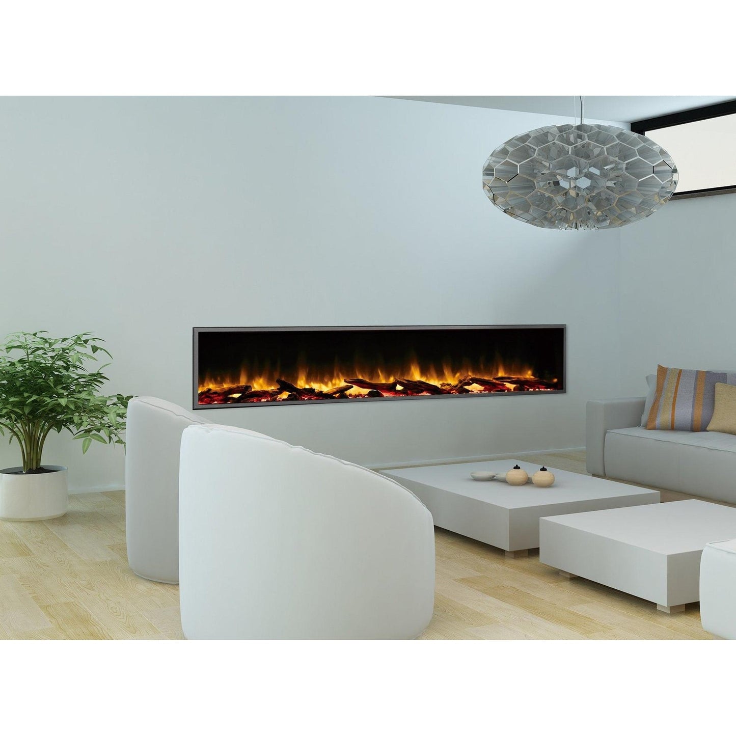 Dynasty Harmony 80" Built-in Linear Electric Fireplace