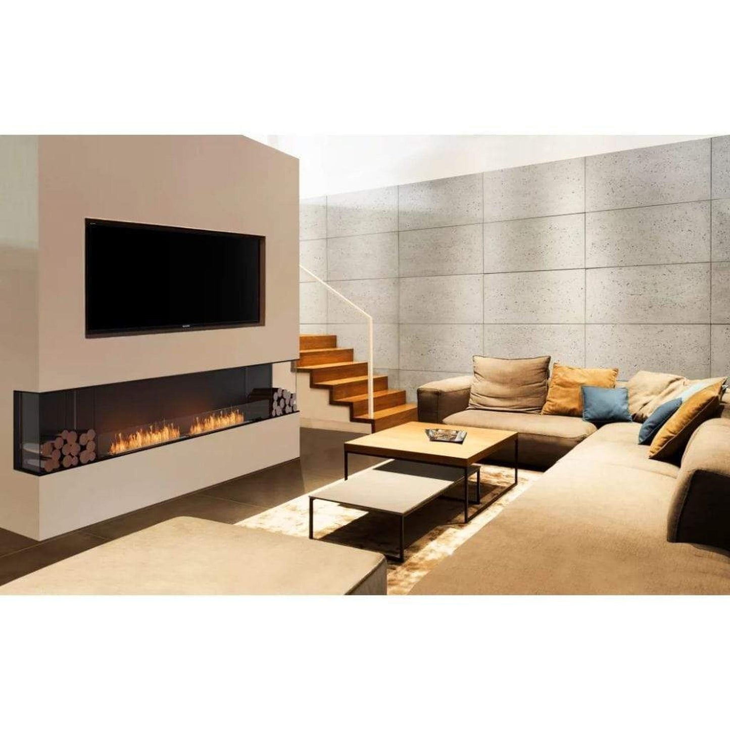 EcoSmart Fire 162" Flex 158BY Bay Ethanol Fireplace Insert by Mad Design Group