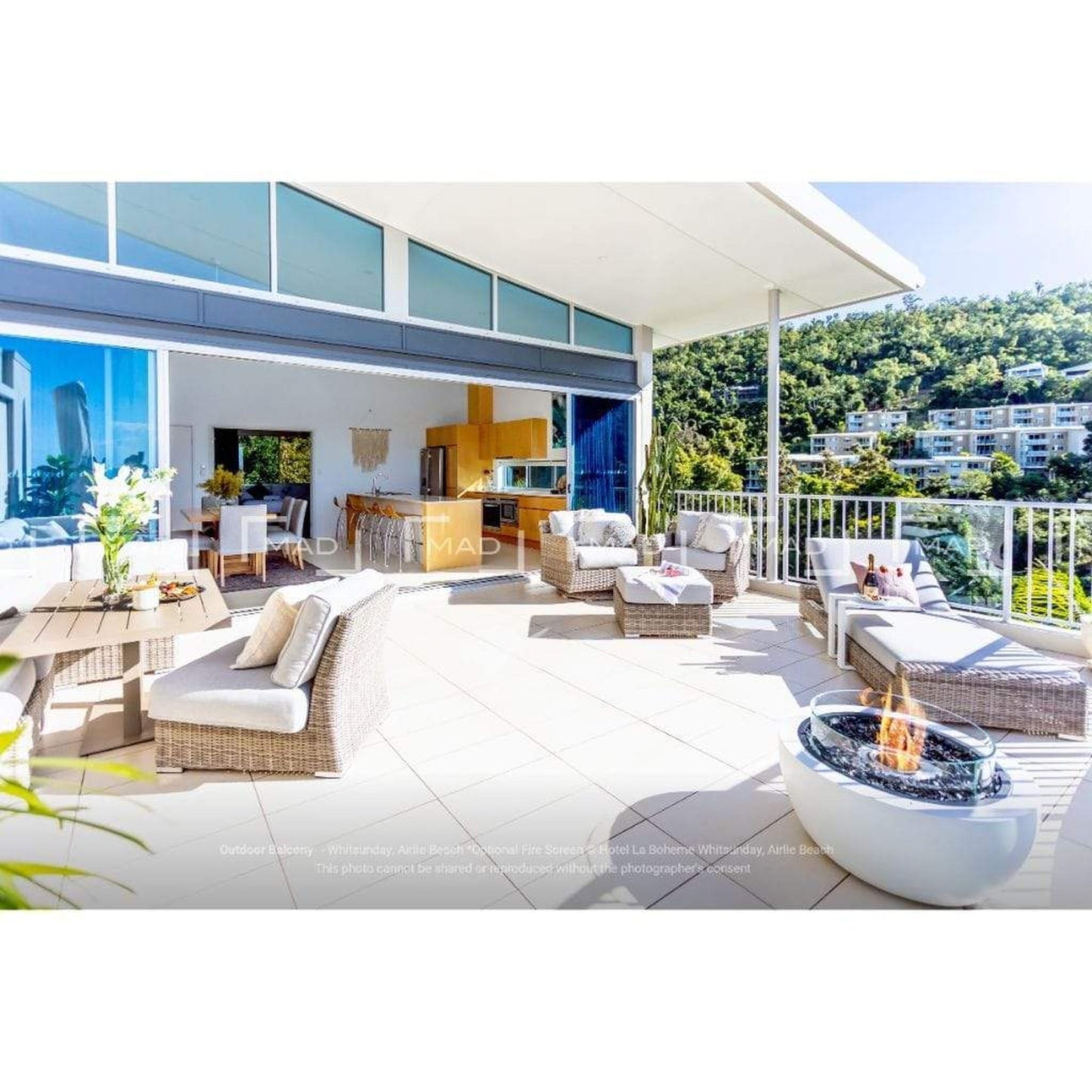 EcoSmart Fire 30" POD Fire Pit Bowl with Ethanol Burner by Mad Design Group