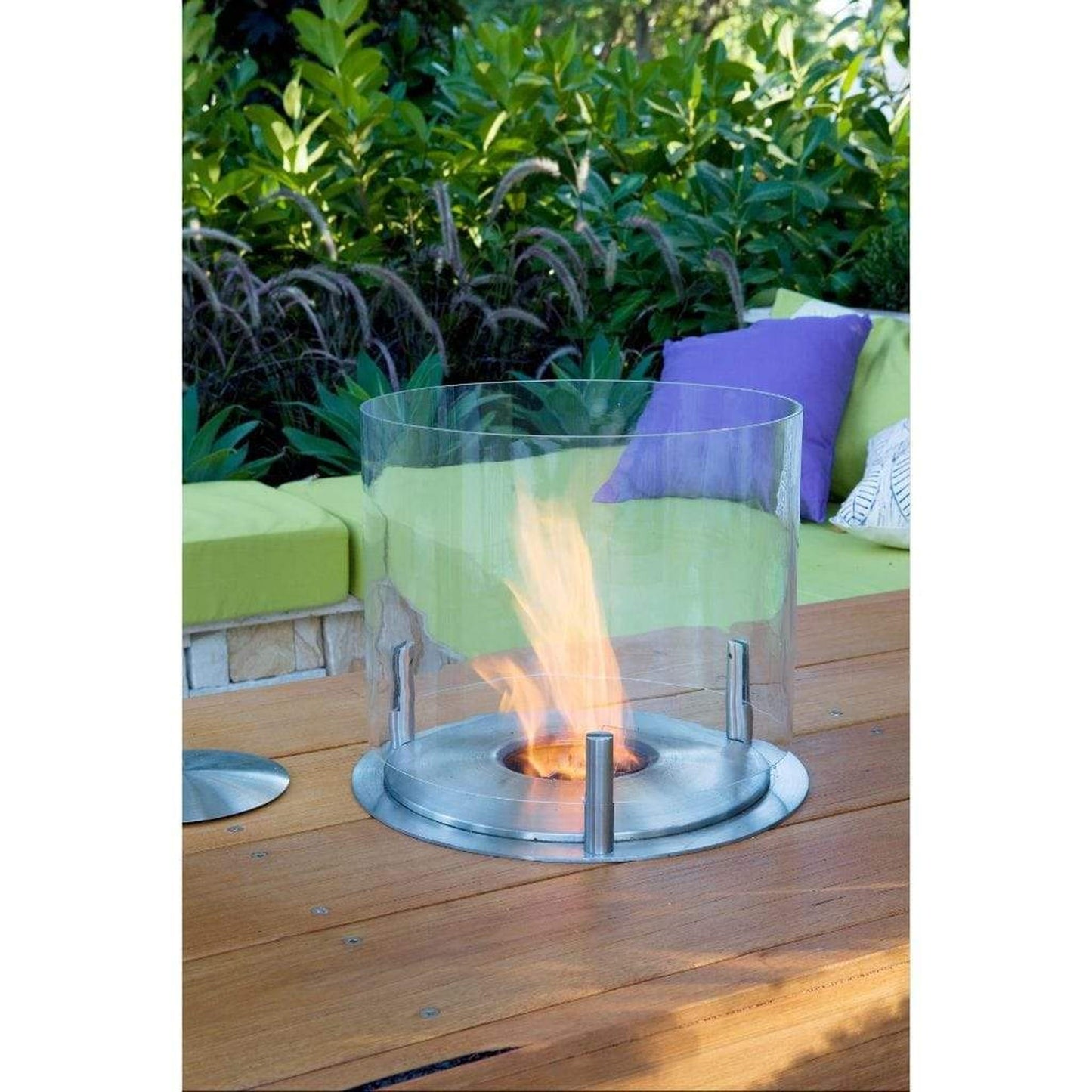 EcoSmart Fire AB3 10" Black Ethanol Fireplace Burner by Mad Design Group