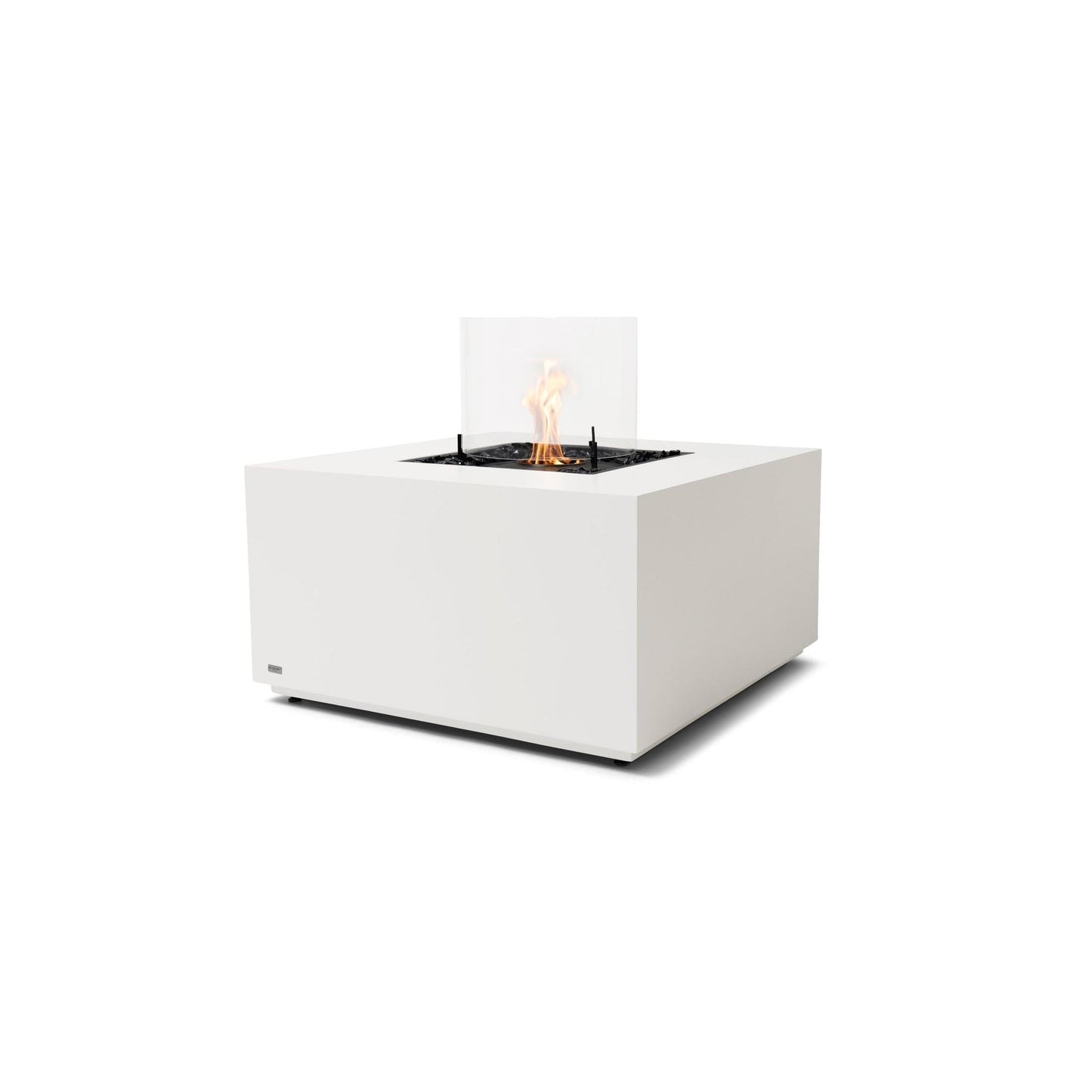 EcoSmart Fire CHASER 38" Bone Outdoor Fire Pit Table with Black Burner by Mad Design Group