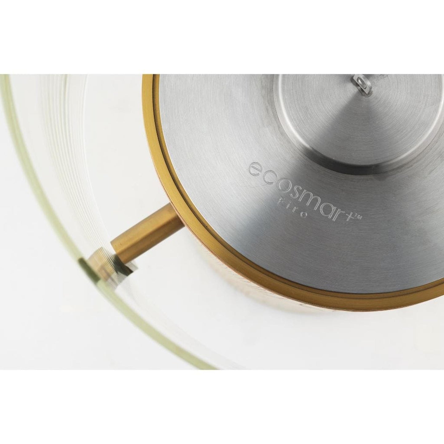 EcoSmart Fire PILLAR 3T 24" Oak Freestanding Designer Fireplace with Stainless Steel Burner by MAD Design Group