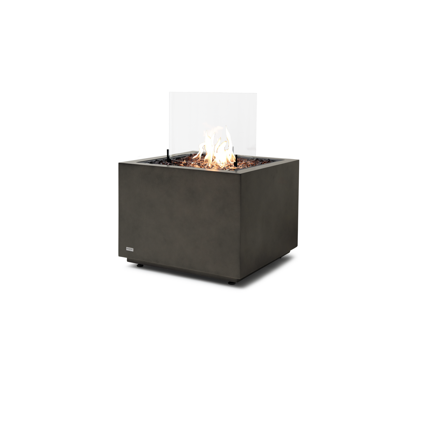 EcoSmart Fire Sidecar 24" Natural Freestanding Fire Table with Gas LP/NG Burner by Mad Design Group