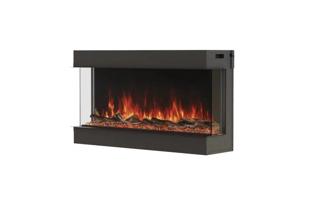 EcoSmart Fire Switch 44" Black Bay Electric Fireplace by MAD Design Group