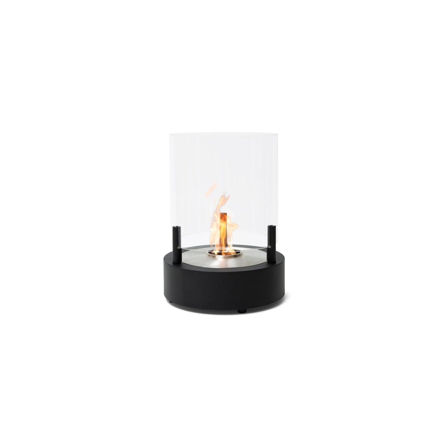 EcoSmart Fire T-Lite 3 18" Black Freestanding Designer Fireplace with Stainless Steel Burner by MAD Design Group