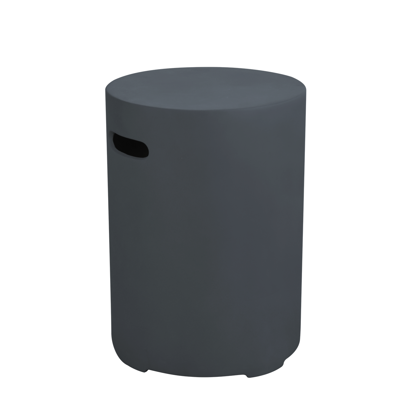 Elementi 18" Round Dark Gray Concrete Tank Cover ONB01-207