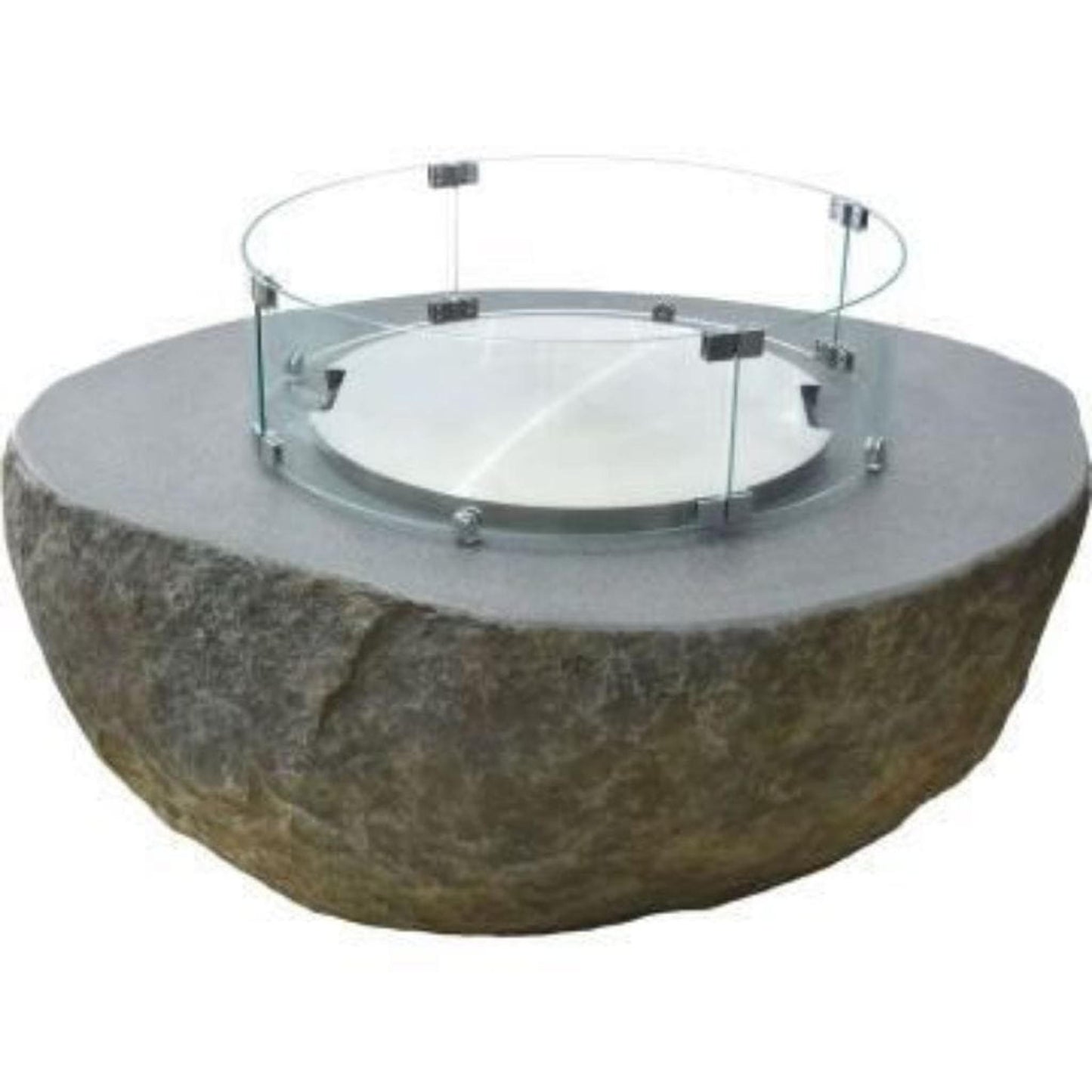 Elementi 24" Round Glass Wind Shields for Boulder Fire Table