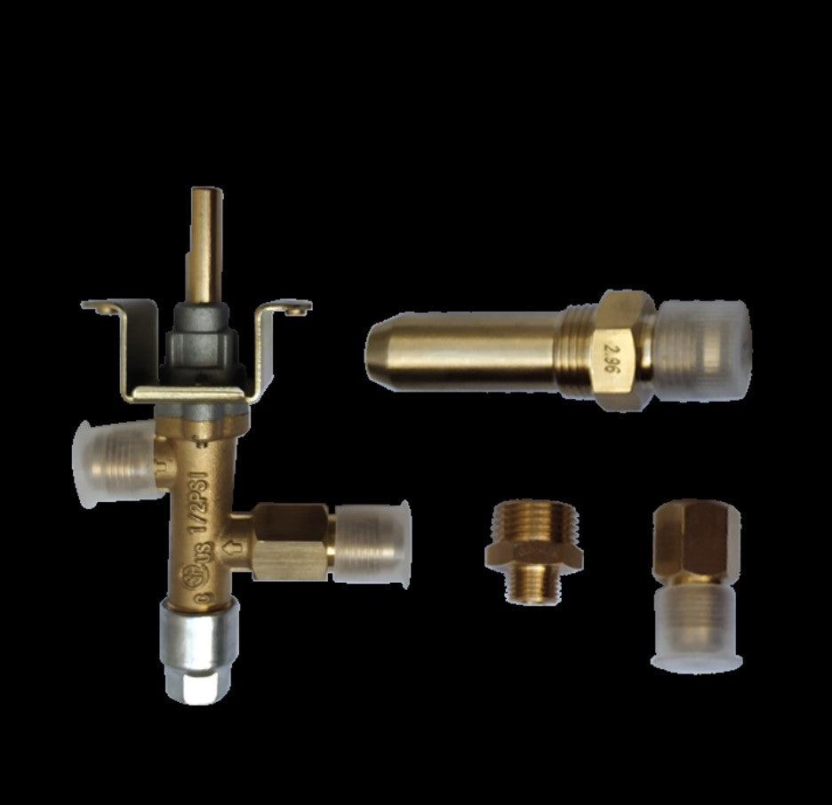 Elementi Fire Liquid to Natural Gas Conversion Kit with 55000 BTUs