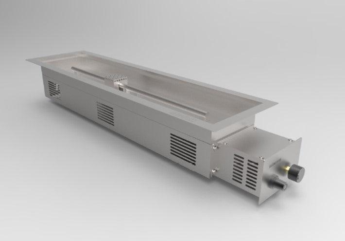 Elementi Plus 44" x 11" x 7" Rectangle Stainless Steel Liquid Propane Built-in Burner Kit
