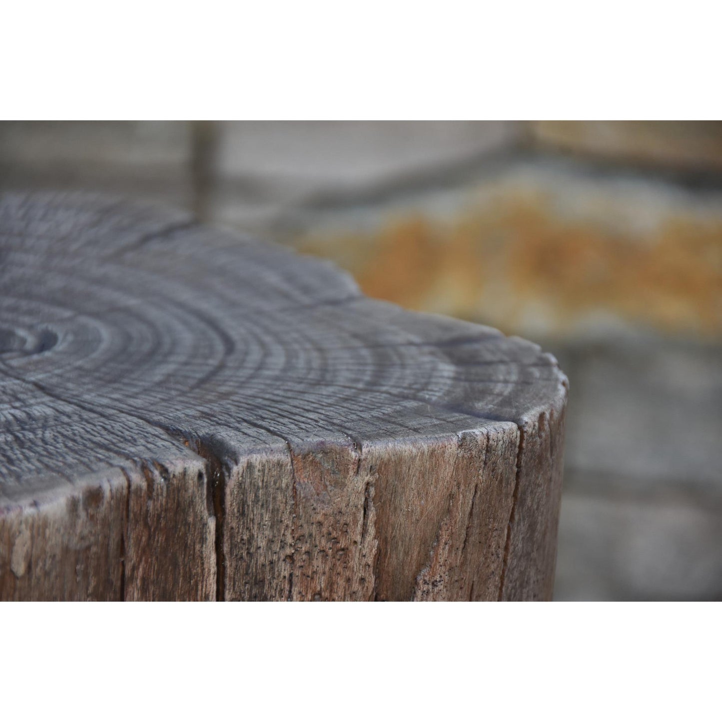 Elementi Warren 15" Redwood Concrete Seat ONE01-103