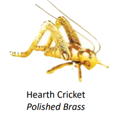 Emily Rose Polished Brass Hearth Cricket