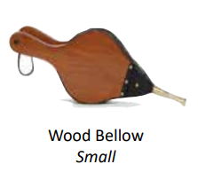 Emily Rose Small Brown Wooden Bellows