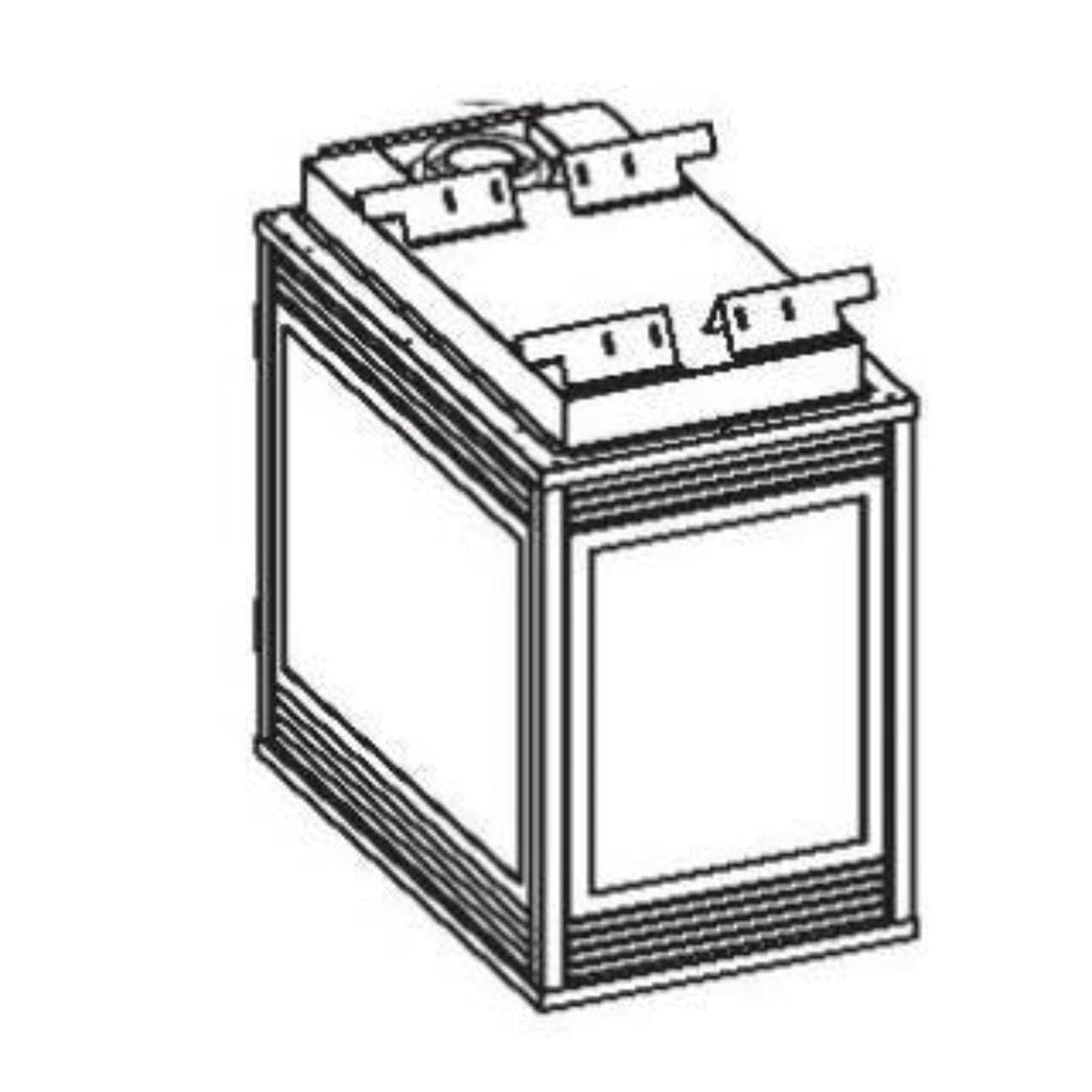 Empire 4 x 6 5/8 Vertical Inlet Baffle (VIB7A)