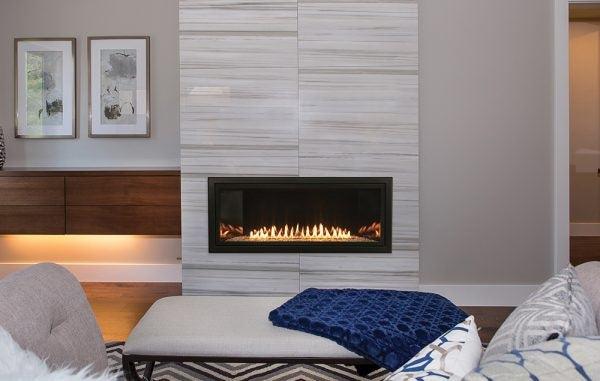 Empire Boulevard 36" Intermittent Pilot With Thermostat Variable Remote Control, Natural Gas Vent Free Linear Fireplace