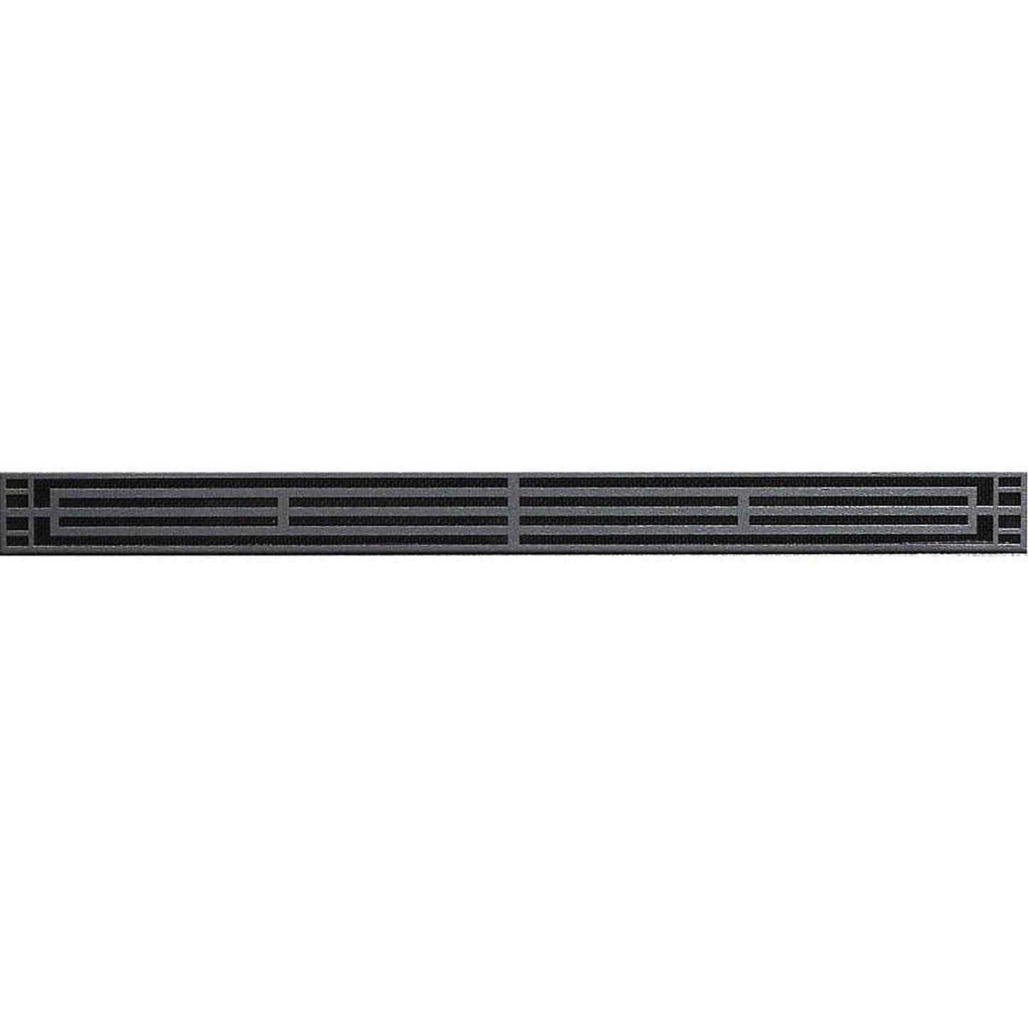 Empire Hammered Pewter Mission Louvers for 36" Fireplace and Firebox (DVG2MHP)