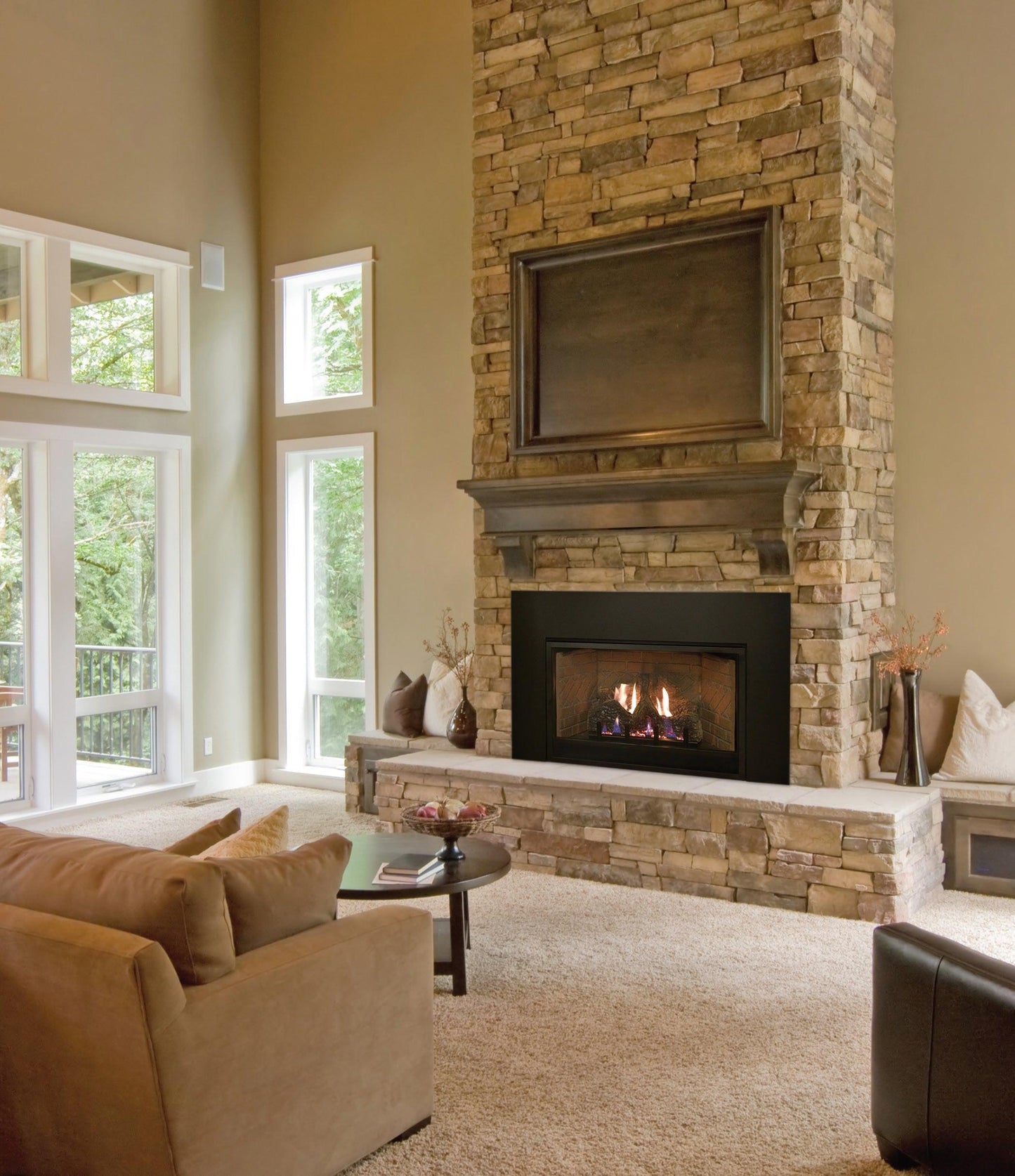 Empire Innsbrook 27" Intermittent Pilot Control With On/Off Switch, Natural Gas Vent Free Small Fireplace Insert