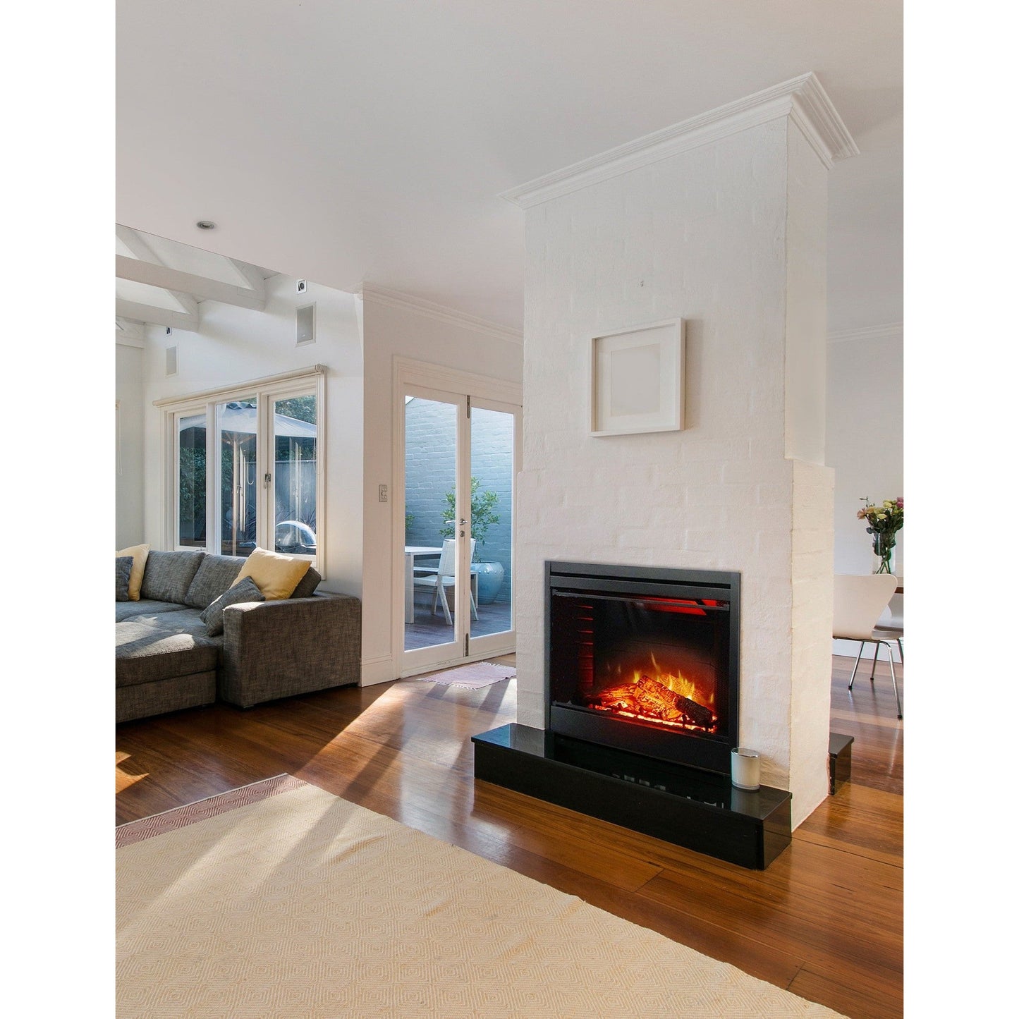 Empire Nexfire 39" Traditional Electric Fireplace With Log Set