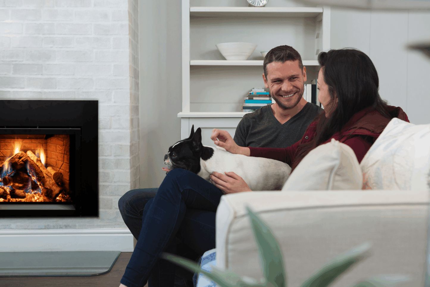 Empire Rainier 34" Intermittent Pilot Control With On/Off Switch, Liquid Propane Direct Vent Fireplace Insert