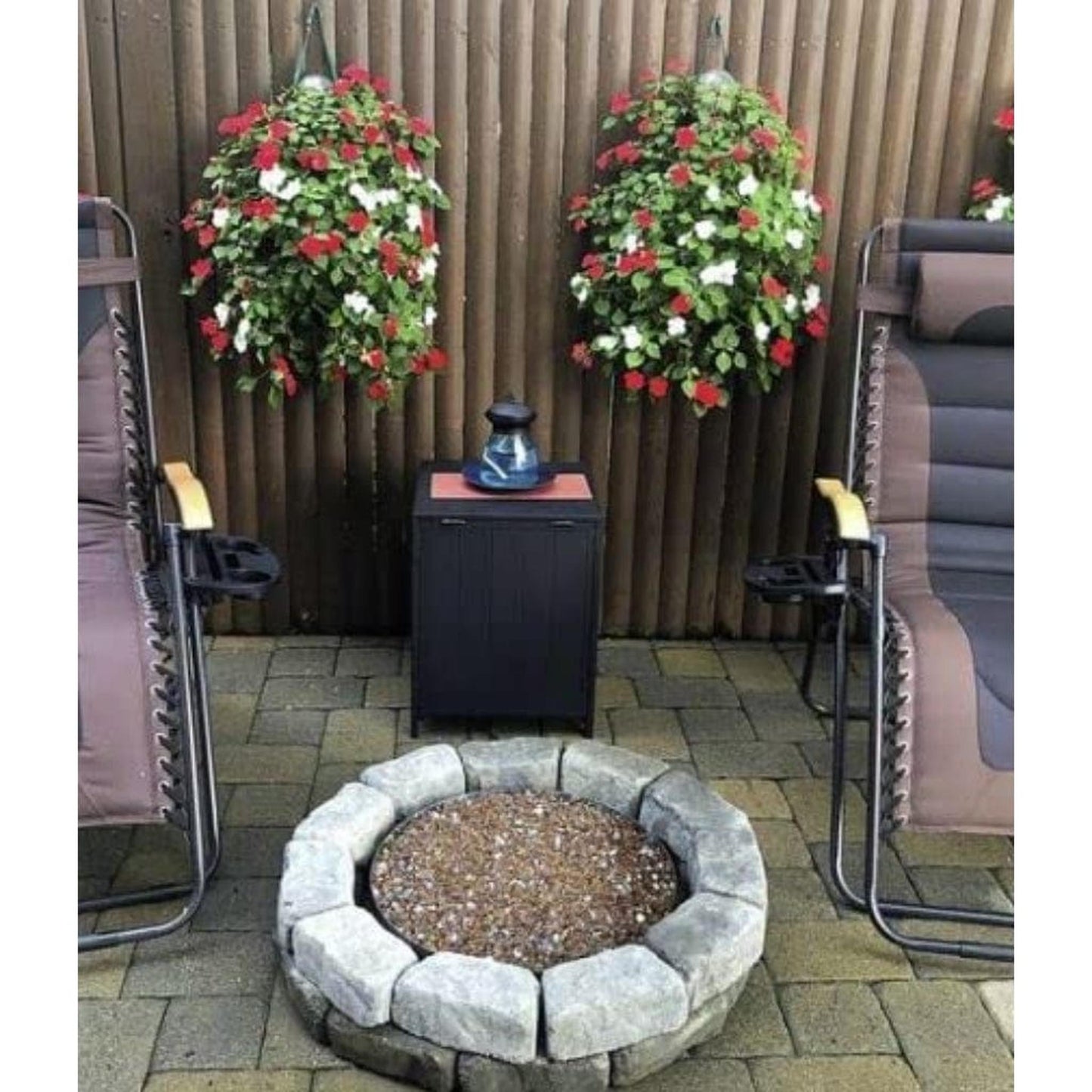 Endless Summer 16" Black Steel Propane Tank Cover