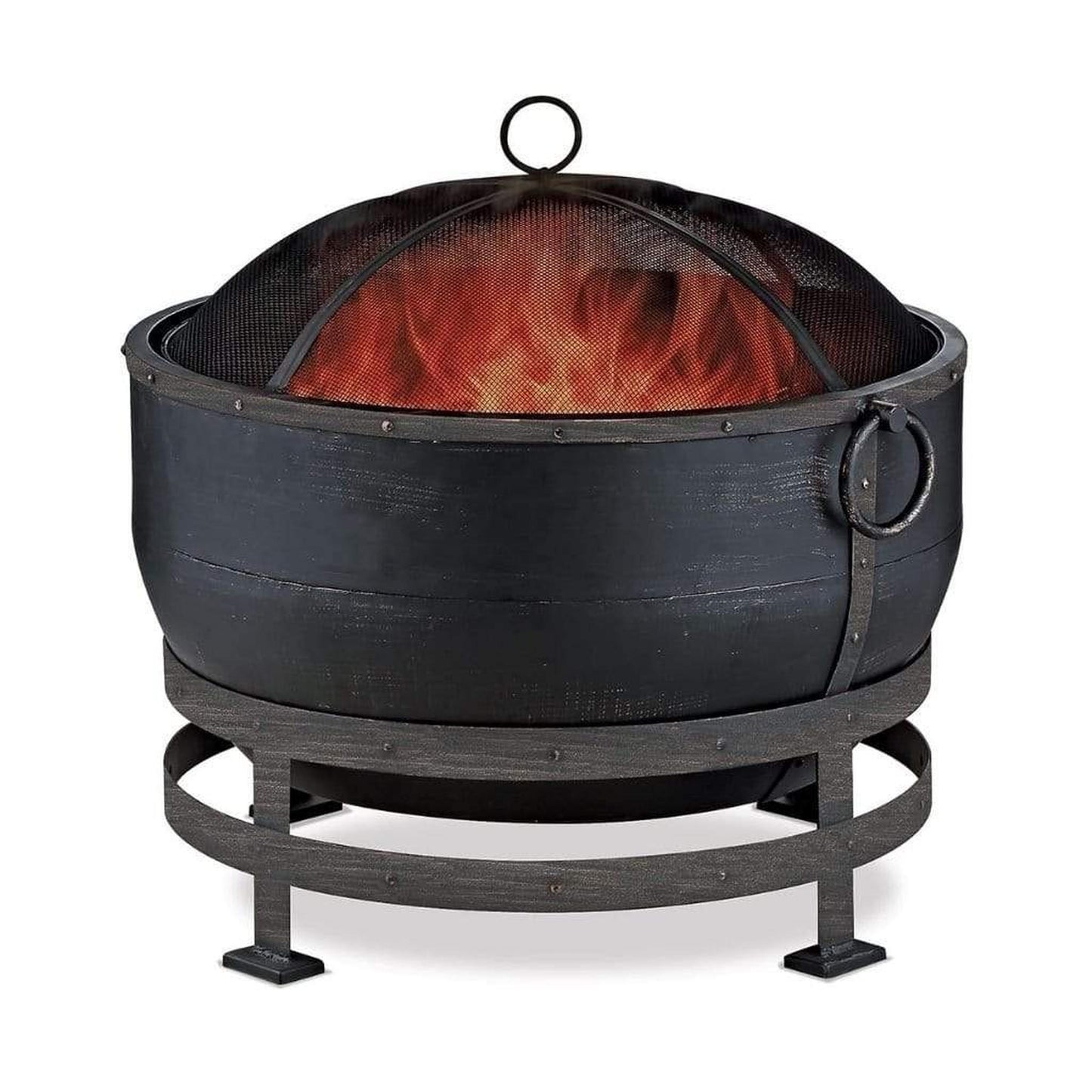 Endless Summer 26" Oil Rubbed Bronze Outdoor Wood Burning Fire Pit With Kettle Design