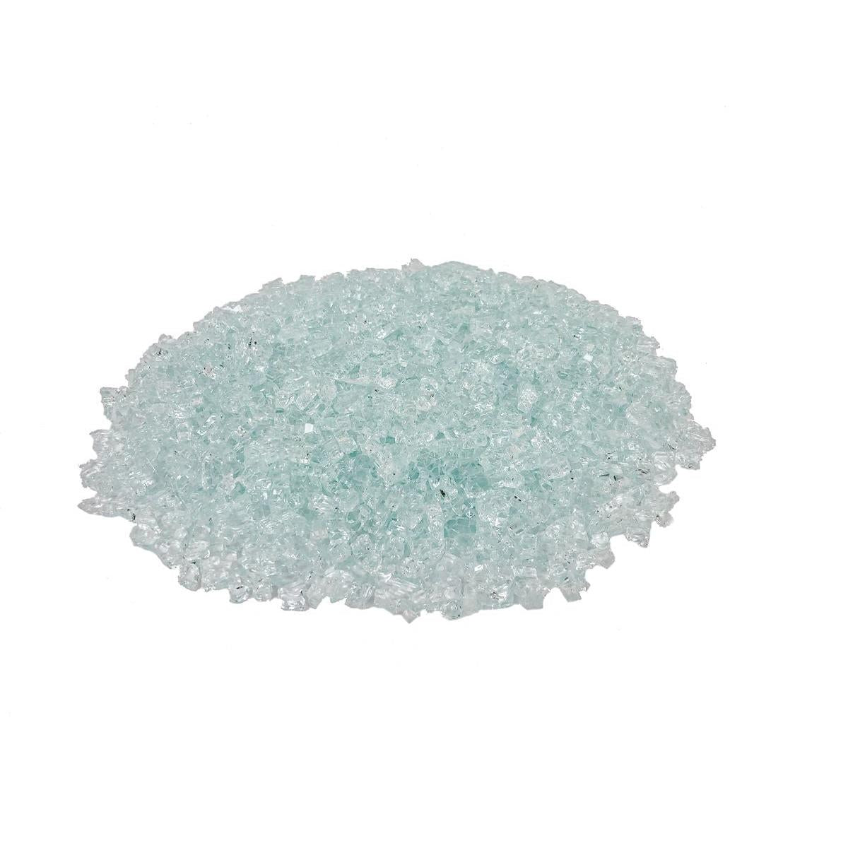 Enhance A Fire 0.25" 5 Lb. Nassau Non-Reflective Crushed Tempered Fire Glass for Gas Fireplace, Electric Fireplace and Outdoor Gas Firepit