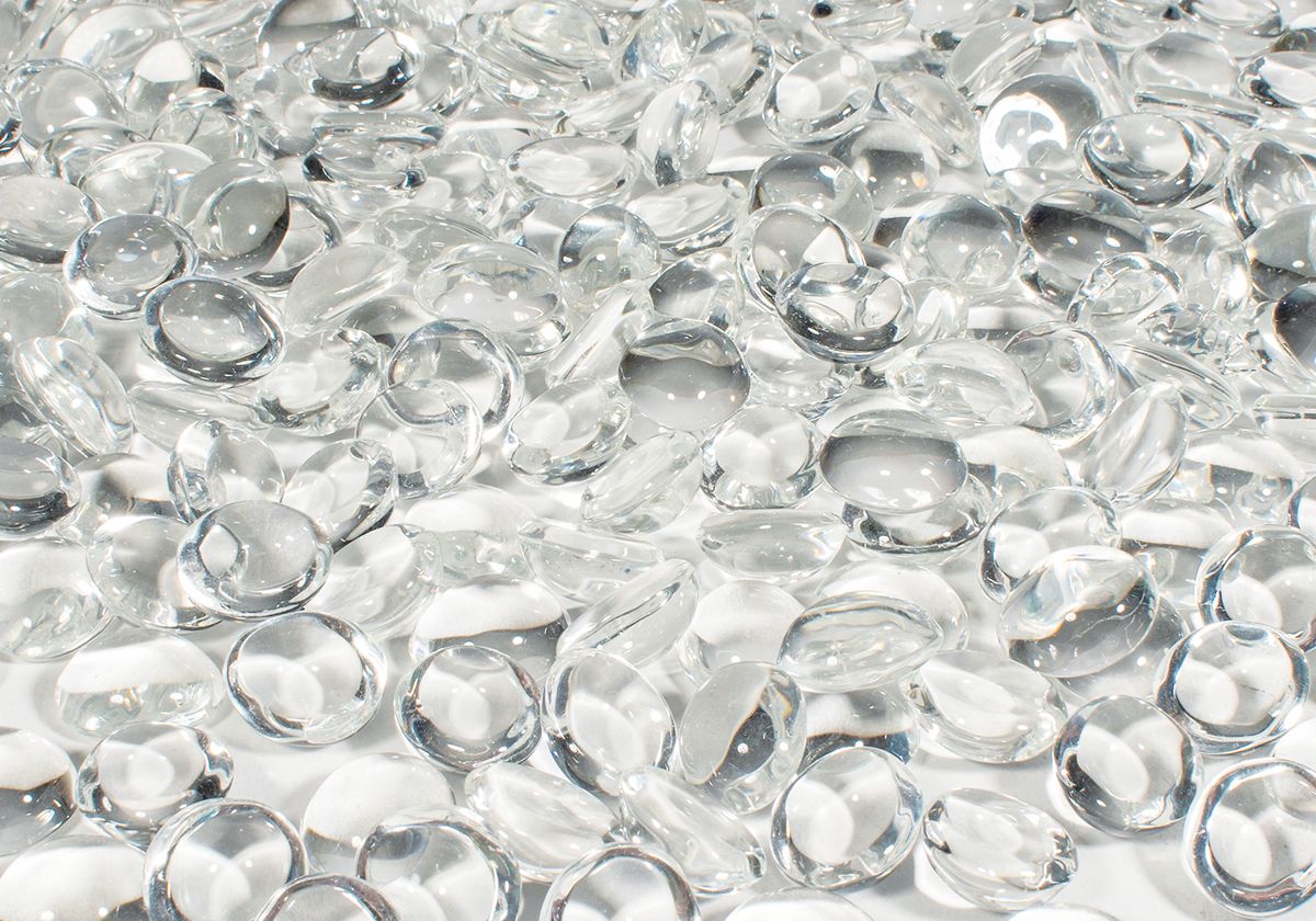 Enhance A Fire 0.75" 5 Lb. Iceberg Crystal Luxury Special Fire Glass for Gas Fireplace, Electric Fireplace and Outdoor Gas Firepit